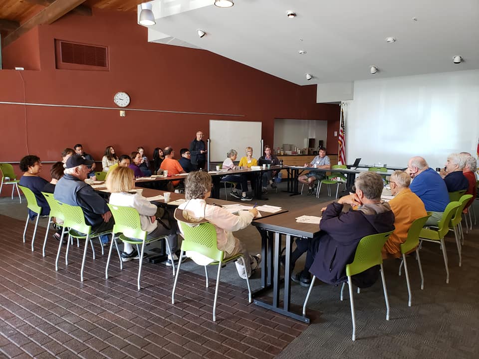 May 2019 D1 Leadership Group meeting at the West Valley Library.